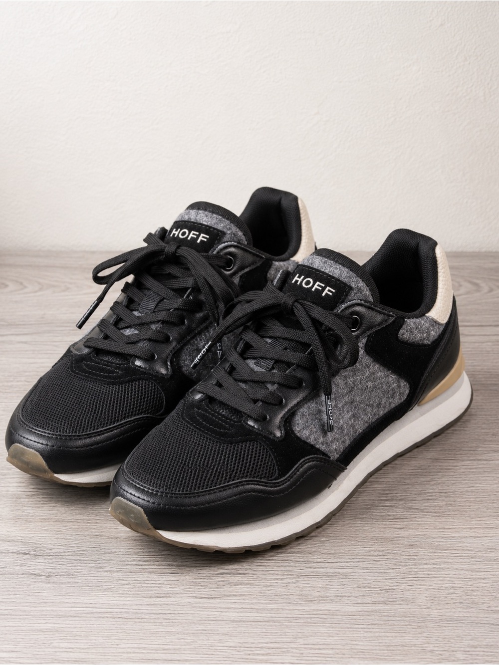 HOFF Black Gray Running Style Sneakers Size 9 Women’s